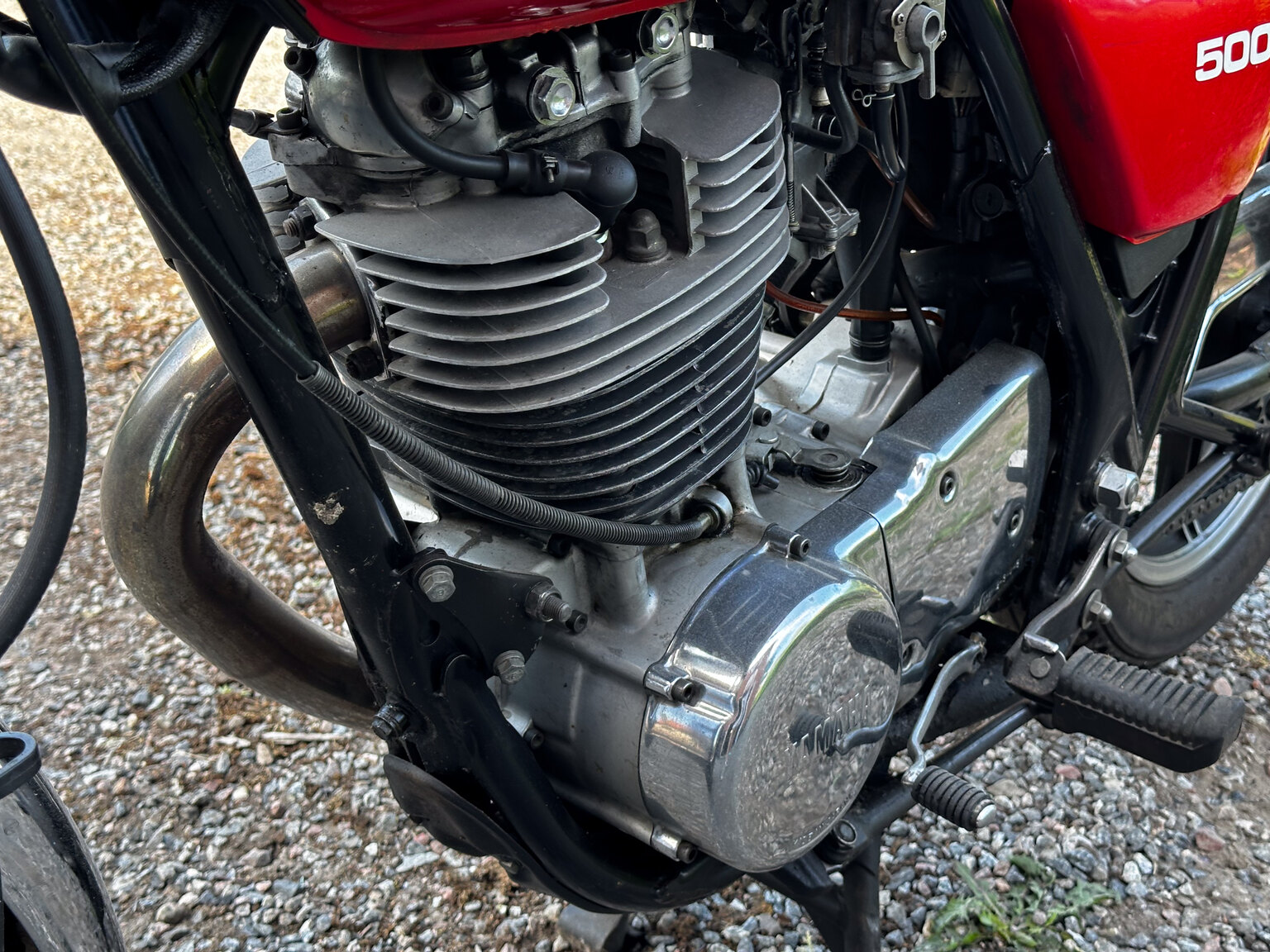 Image of 1979 Yamaha SR500 mechanics