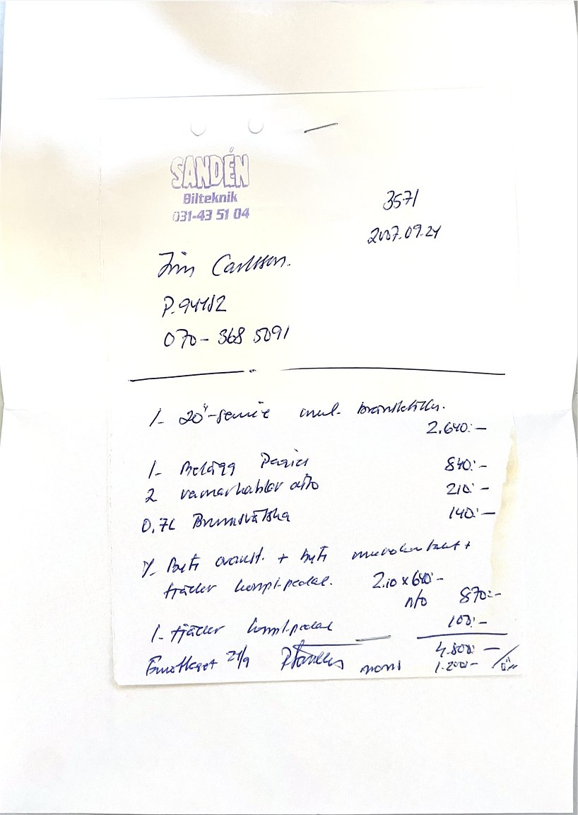 Dokumentation, 1991 PORSCHE 944 S2