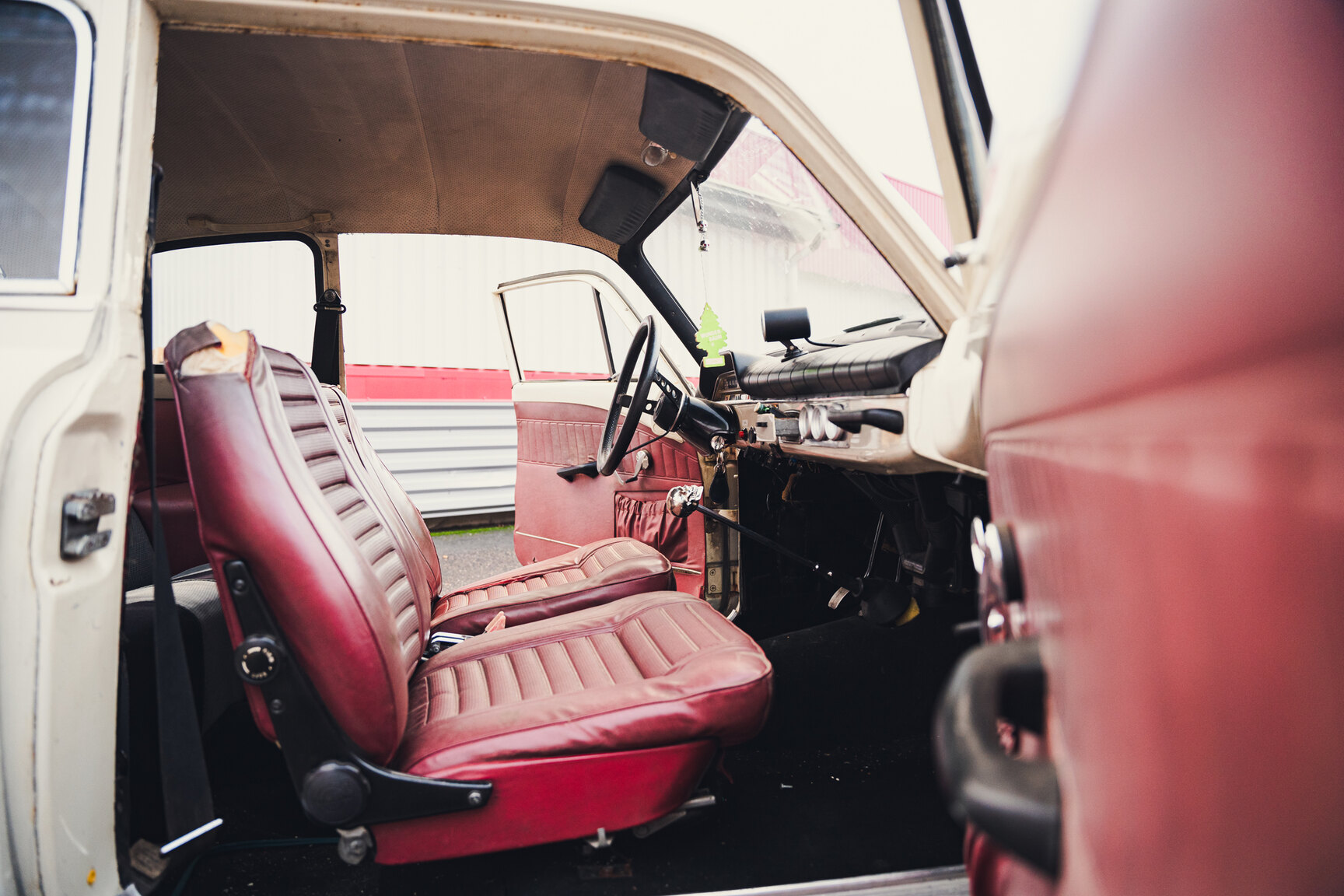 Interiörbild 1968 Volvo Amazon Turbo - Ett sista race