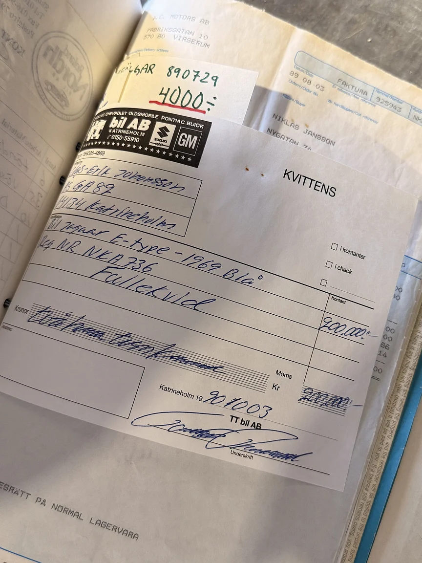 Dokumentation, 1969 Jaguar E-Type 4.2 Coupe (6)