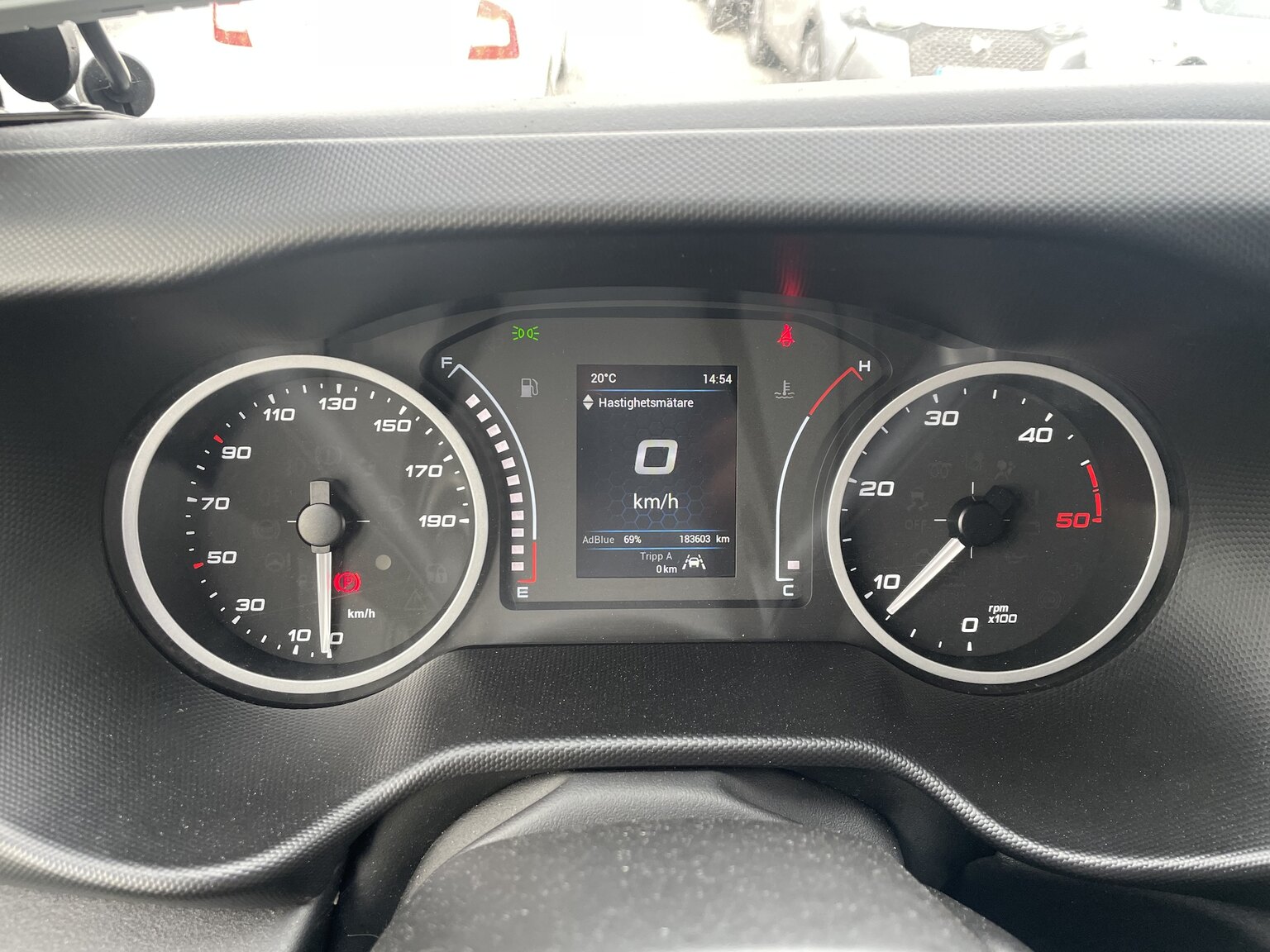 Interior image of 2022 Iveco Daily 70-180 Chassi Cab Fordonstransport