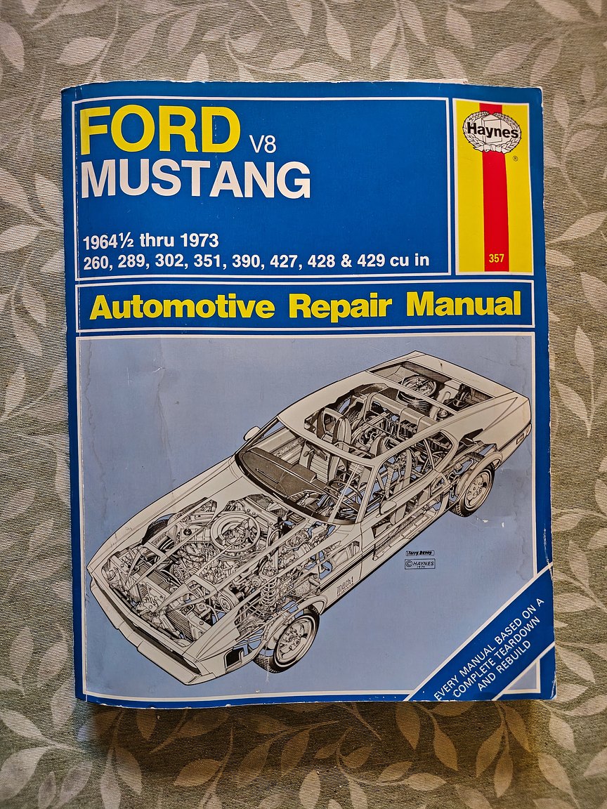Dokumentation för 1967 Ford Mustang Hardtop