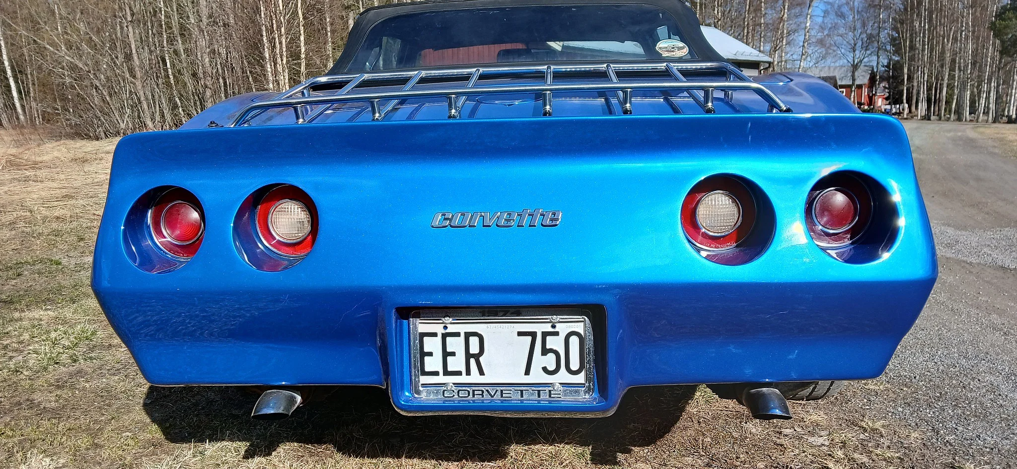 Exteriörbild på 1974 Chevrolet Corvette Stingray Convertible C3 (13)