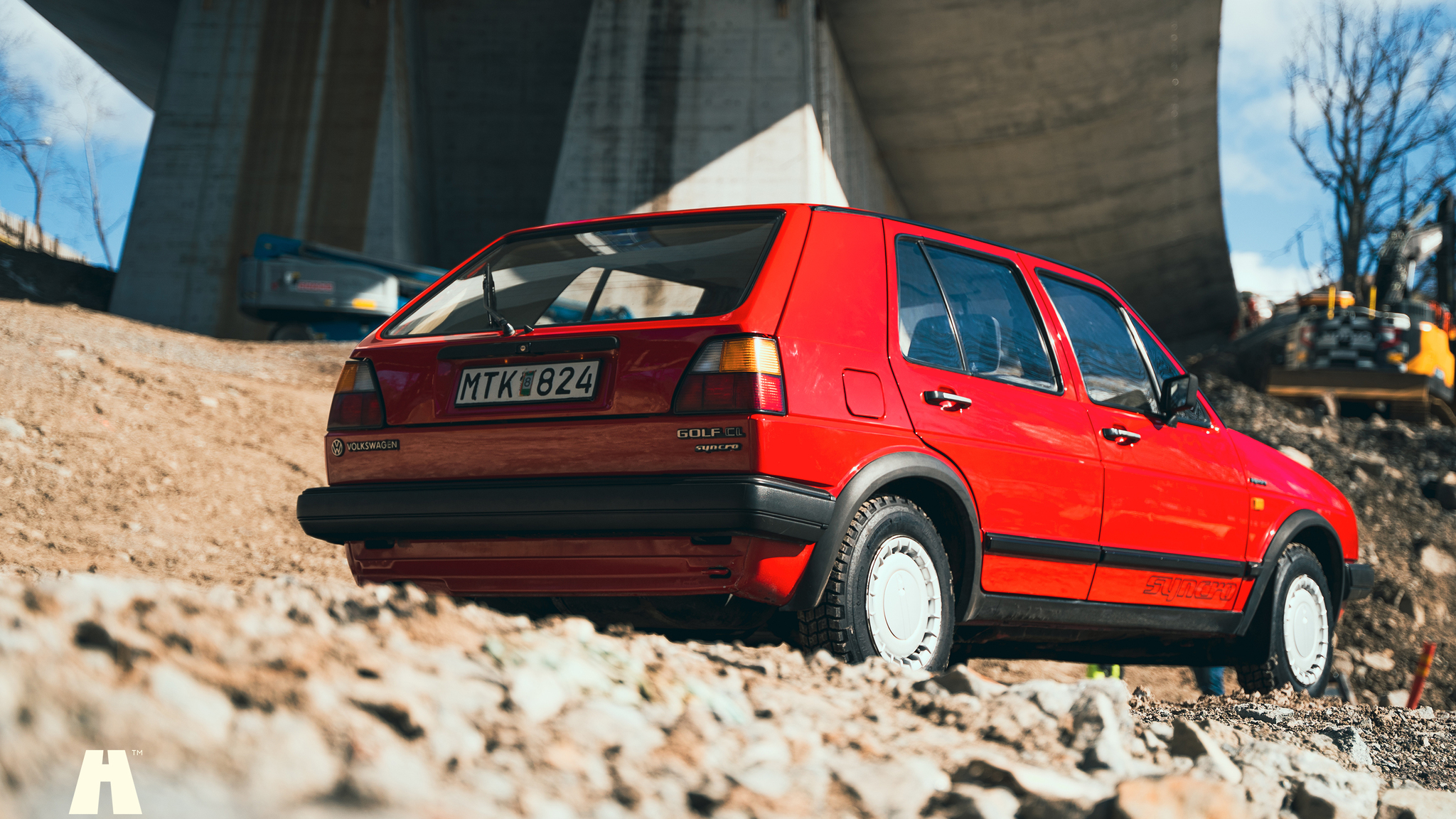 Exteriörbild på 1987 Volkswagen Golf CL Syncro