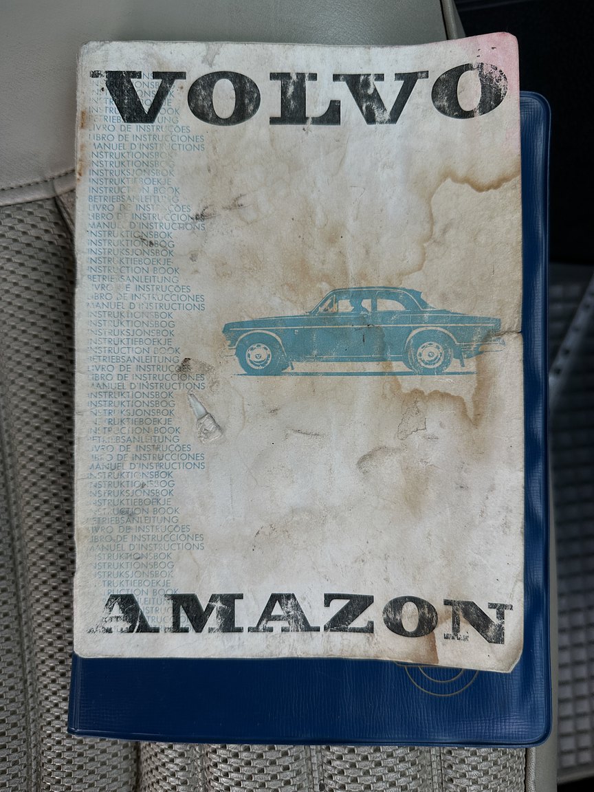 Dokumentation för 1969 Volvo Amazon 121 P130