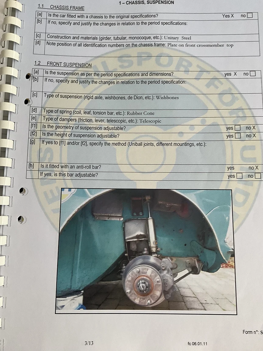 Documentation for 1964 BMC  Cooper 970S (4)