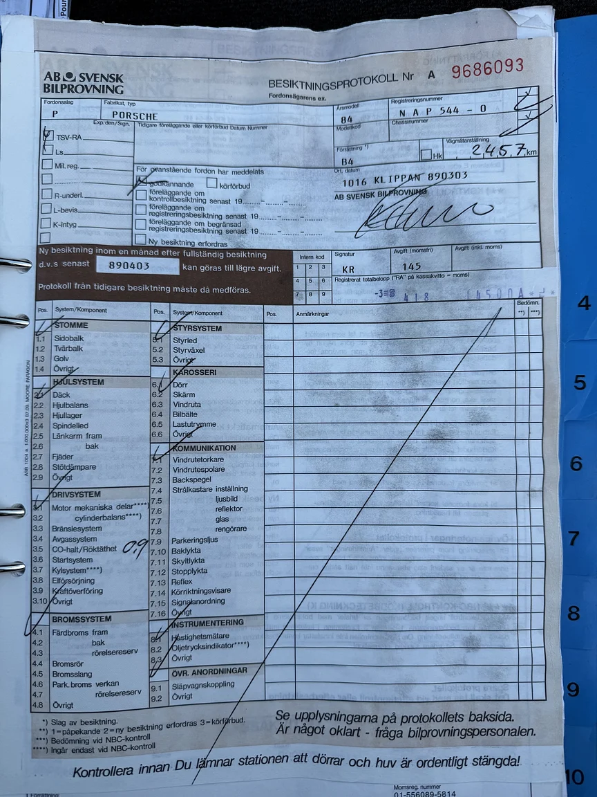Documentation for 1984 PORSCHE 944 Targa (24)