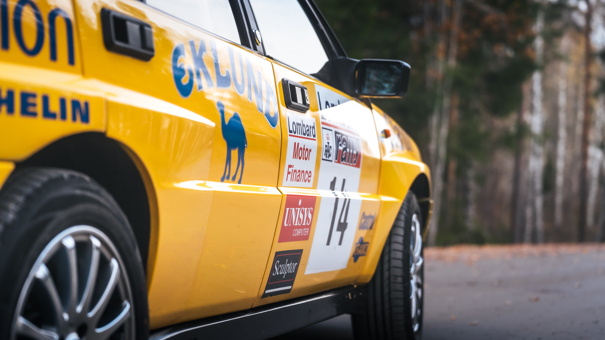 Exterior image of 1990 Lancia Delta Integrale 16V Per Eklund Replica