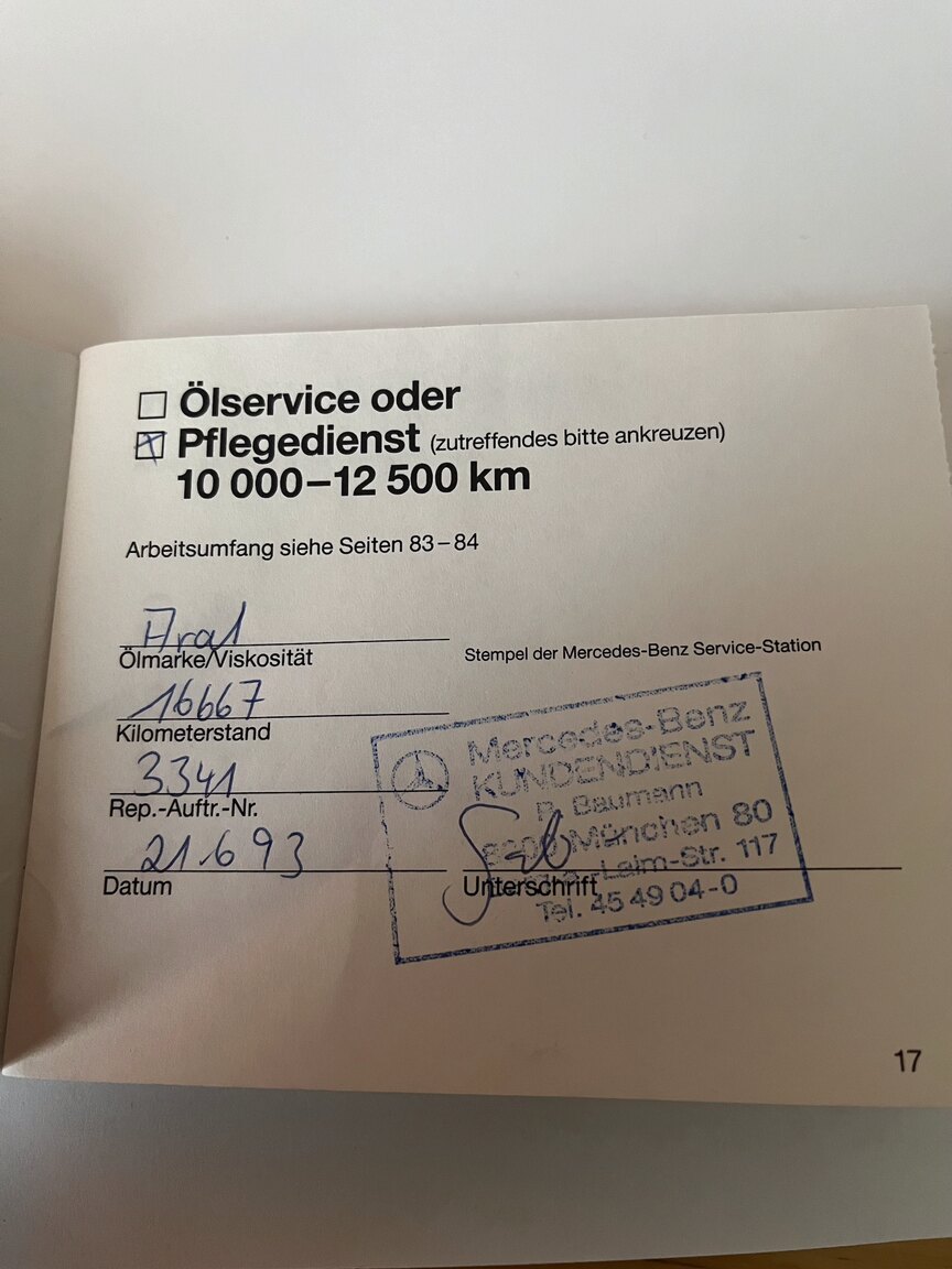 Documentation for 1992 Mercedes-Benz SL 500