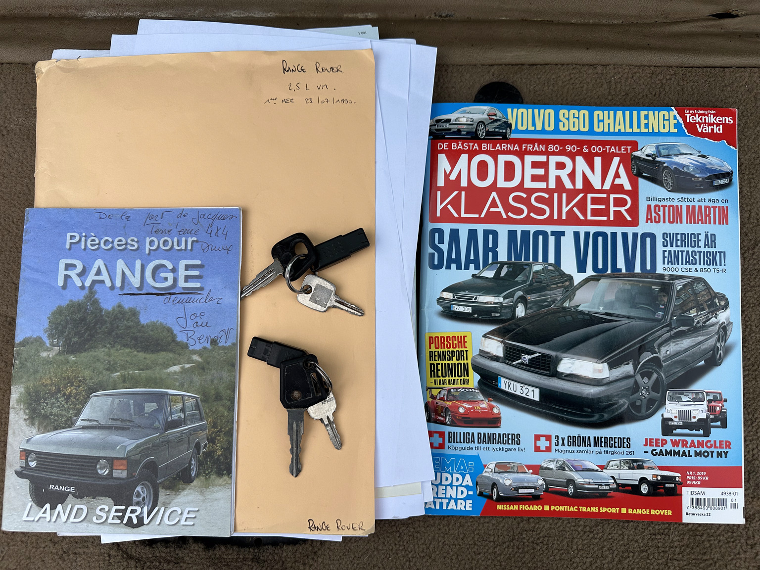 Documentation for 1990 Range Rover Classic