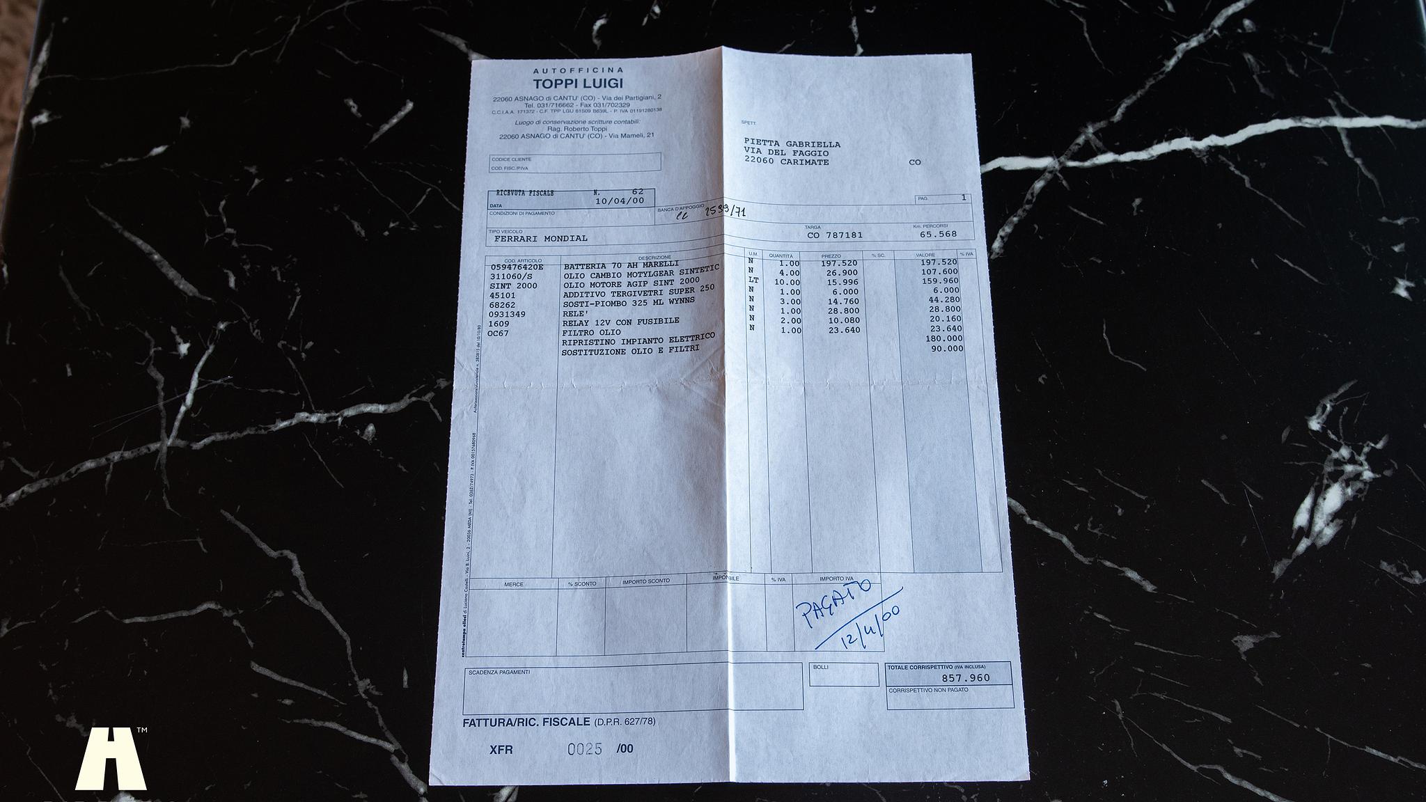 Documentation for 1985 Ferrari Mondial Quattrovalvole Design by Pininfarina (26)