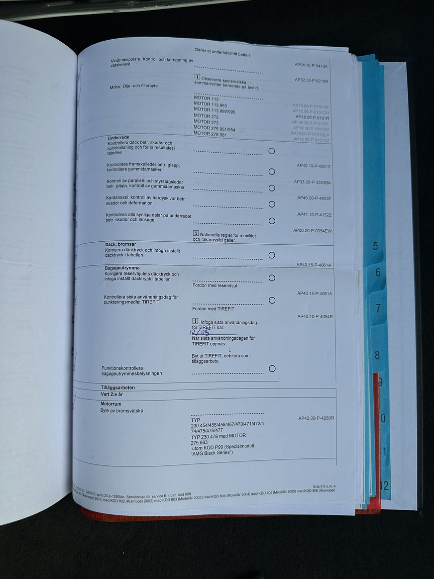Documentation for 2002 Mercedes SL 55 AMG