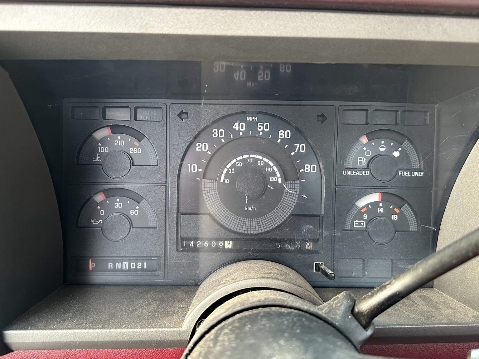 Interior image of 1989 Chevrolet C1500 Silverado