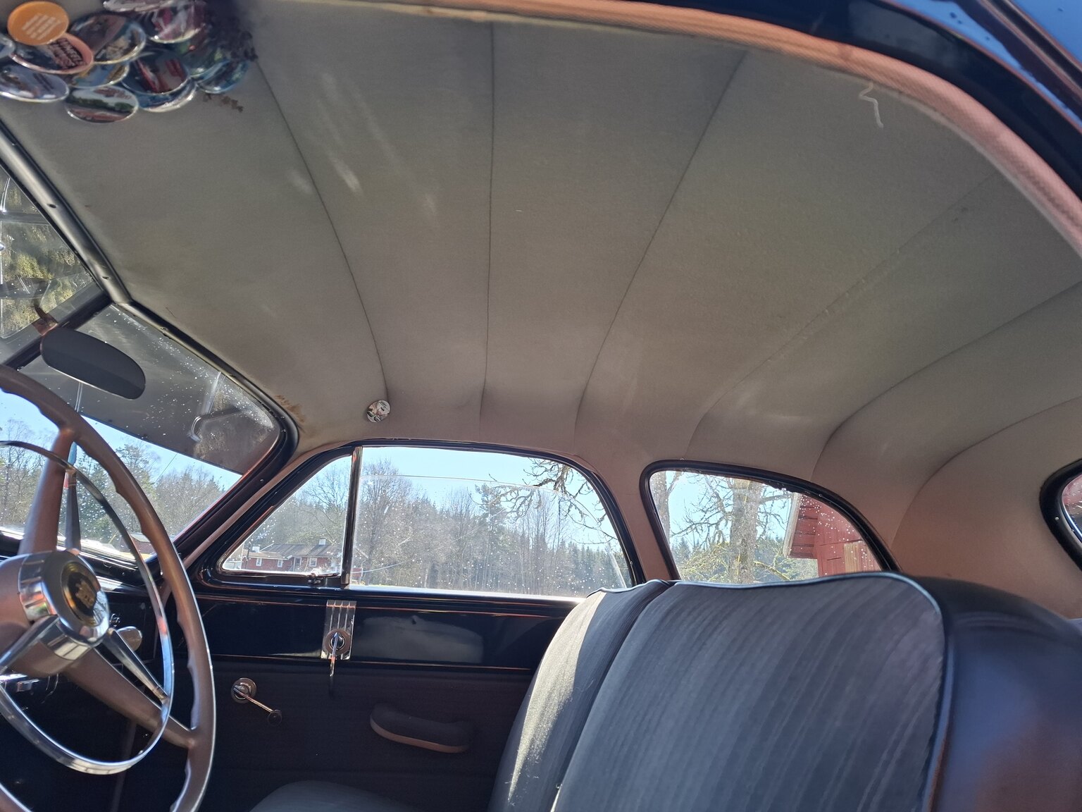 Interiörbild 1949 Dodge Coronet Club Coupé