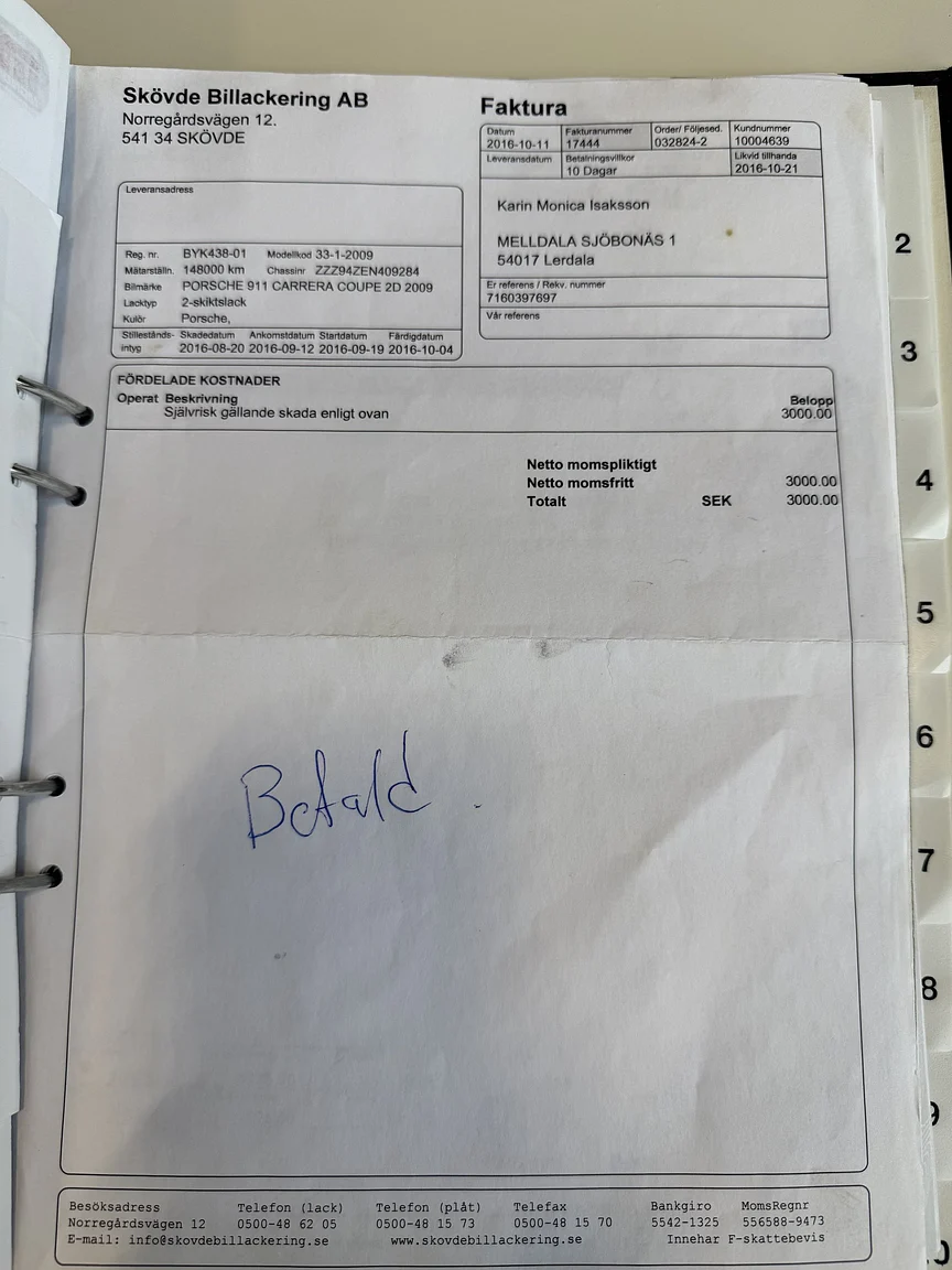 Dokumentation för 1984 Porsche 944 Targa (6)