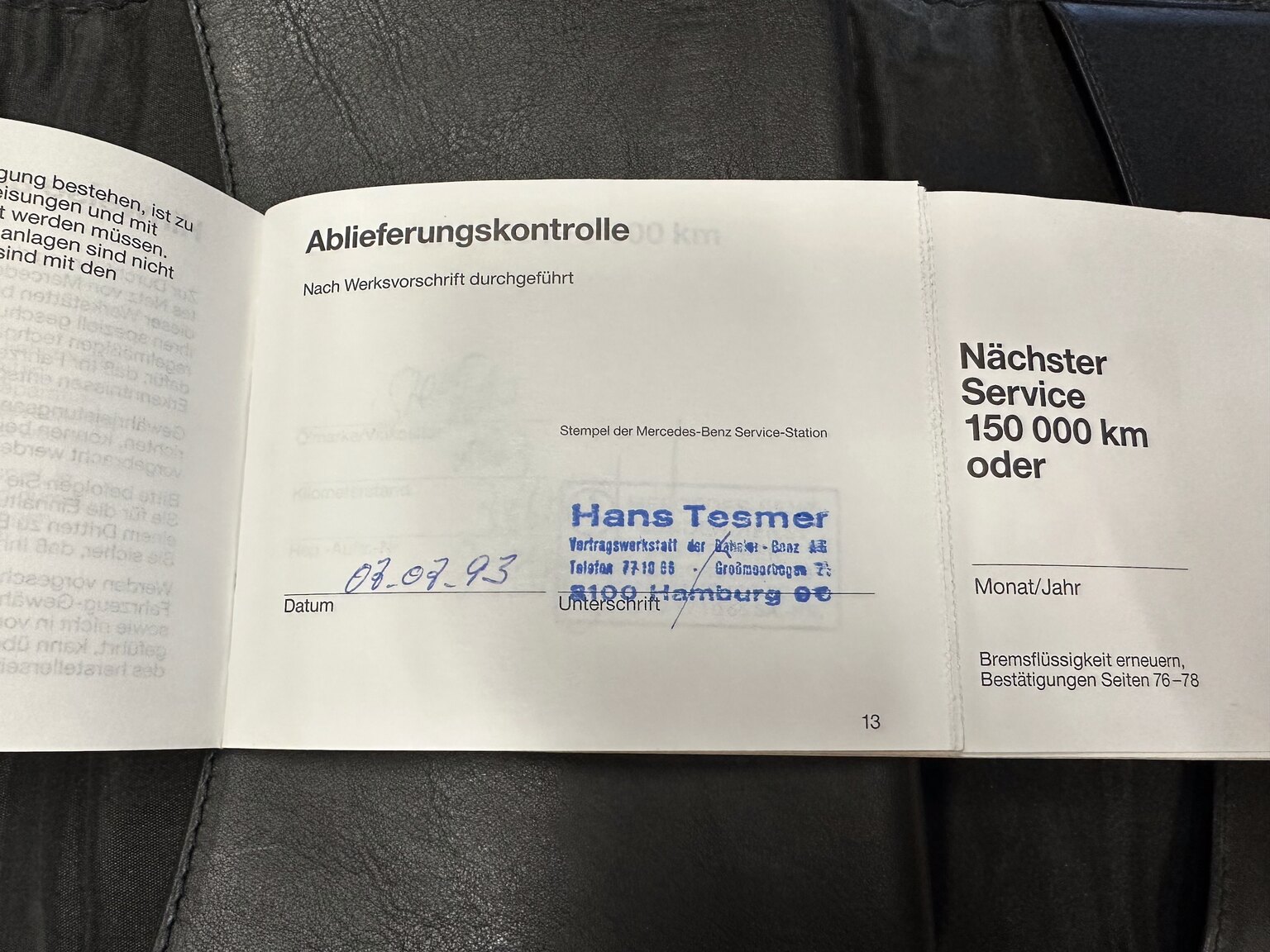 Documentation for 1993 Mercedes-Benz SL 320 (4)