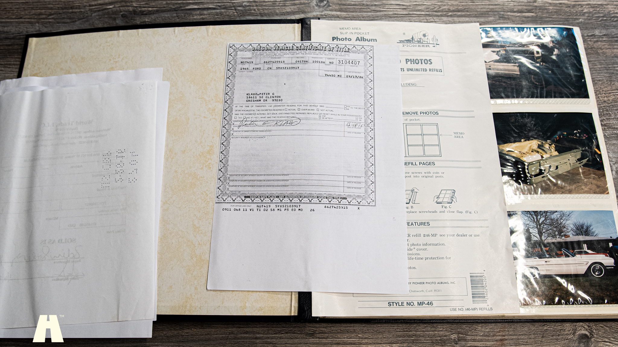 Documentation for 1965 Ford Thunderbird (12)