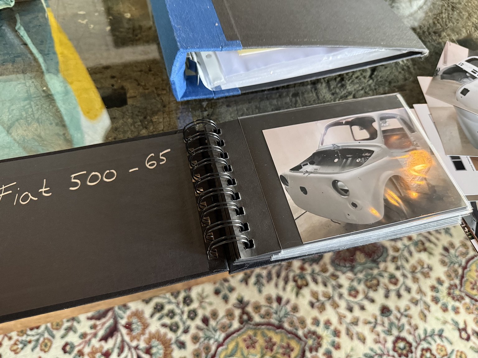 Documentation for 1965 Fiat 500F