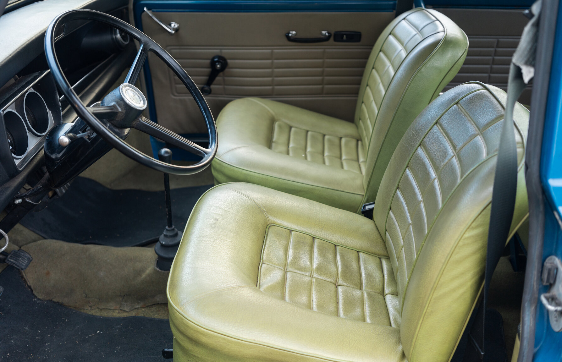 Interiörbild 1972 Austin Mini 1000