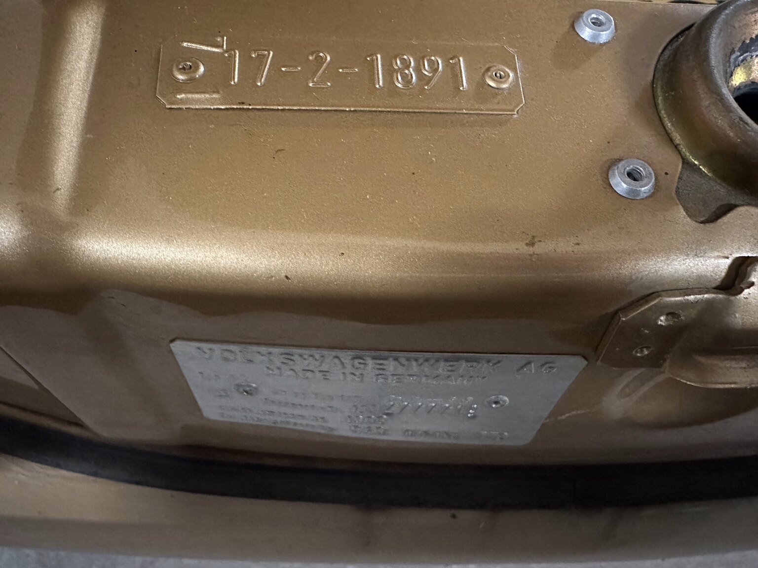 Interiörbild 1973 Volkswagen 1303S