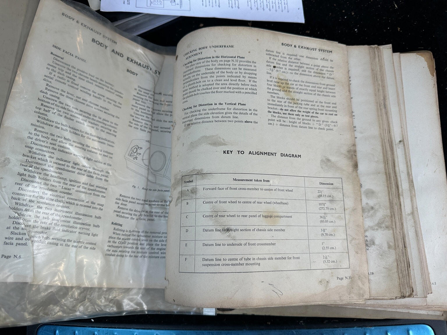Documentation for 1965 Daimler 250 V8