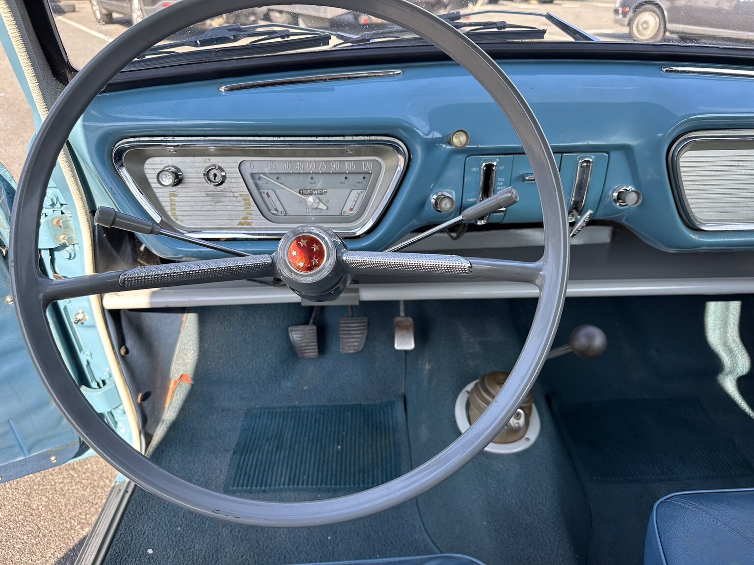 Innenraumfoto von 1961 Ford Anglia