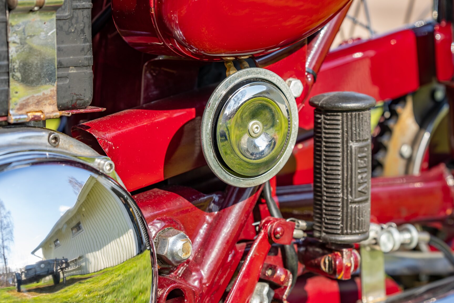 Aussenfoto 1954 Ariel FH 650 Huntsmaster Twin
