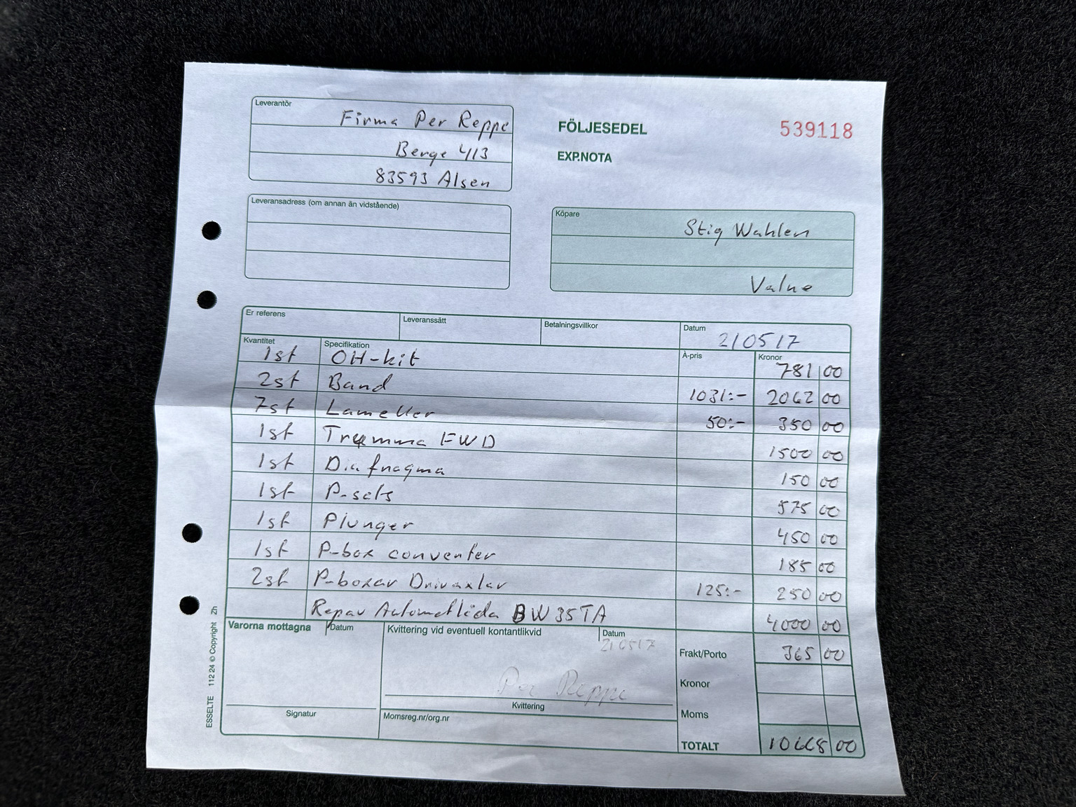 Dokumentation för 1968 Wolseley 18/85 1.8 (6)