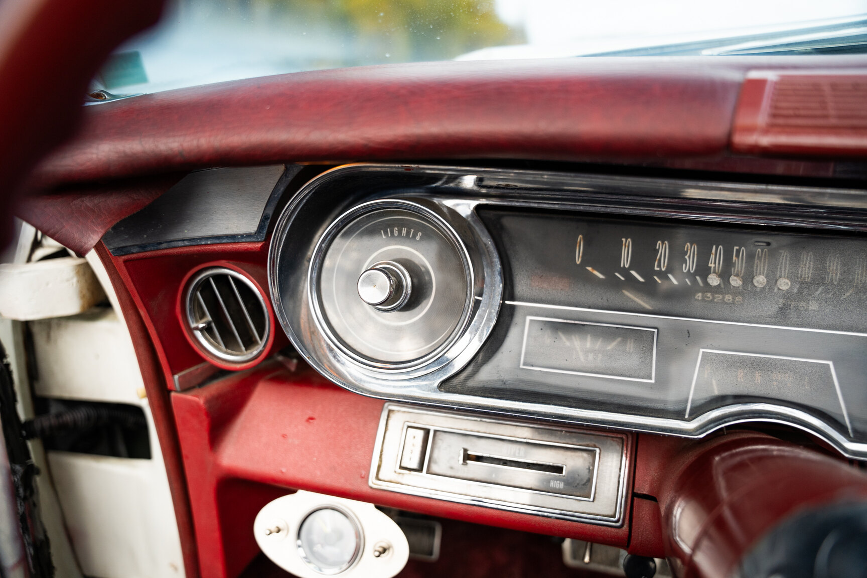Interiörbild 1965 Cadillac De Ville convertible