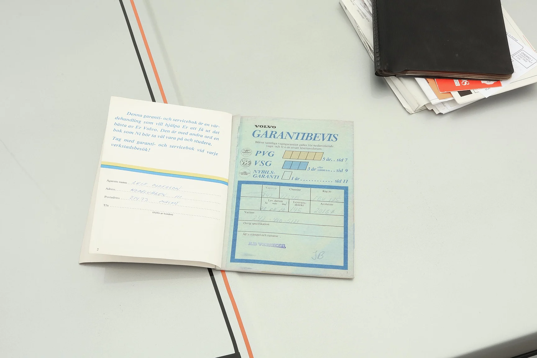 Documentation for 1978 Volvo 242 GT (2)