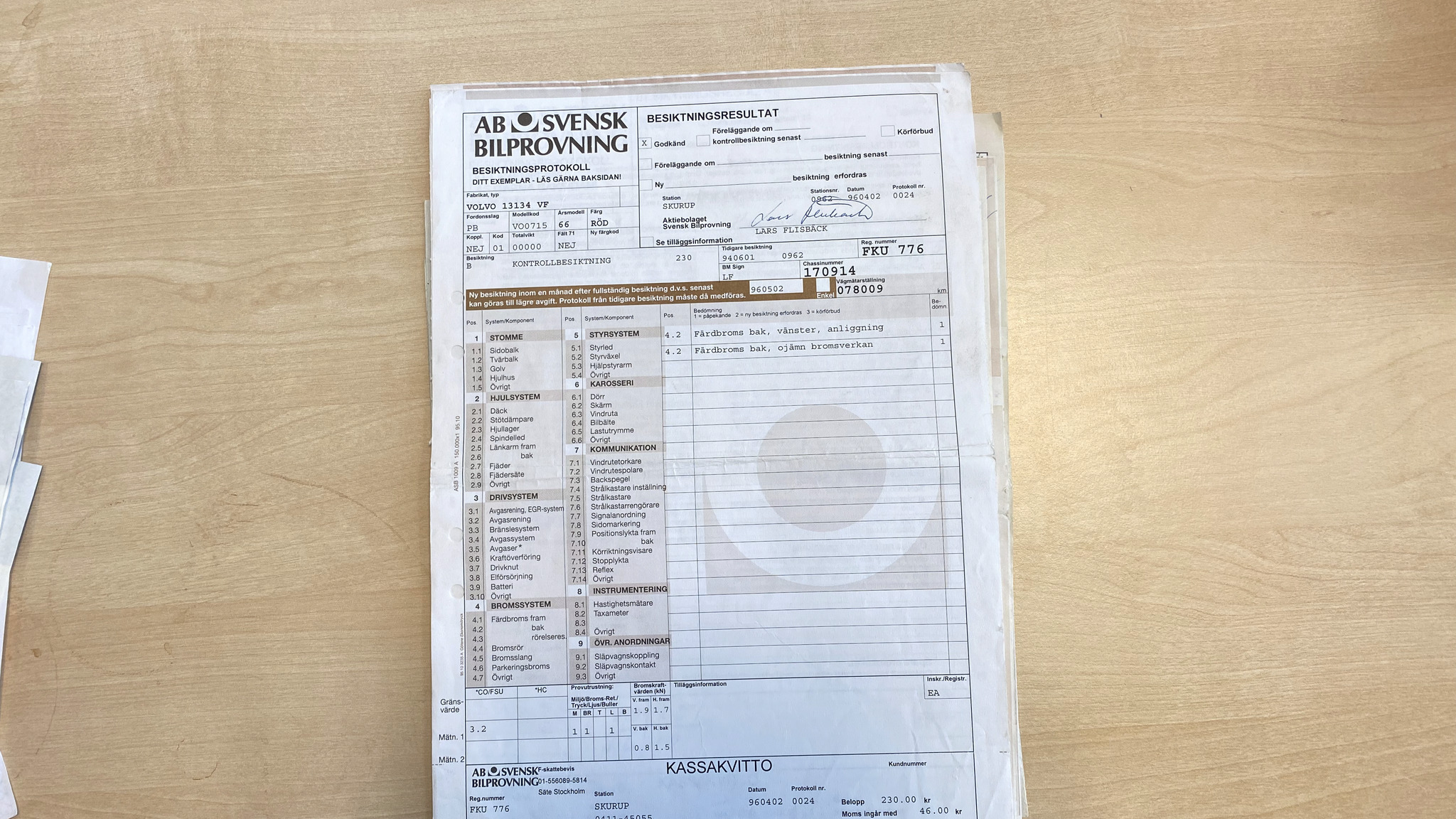 Documentation for 1966 Volvo Amazon (43)