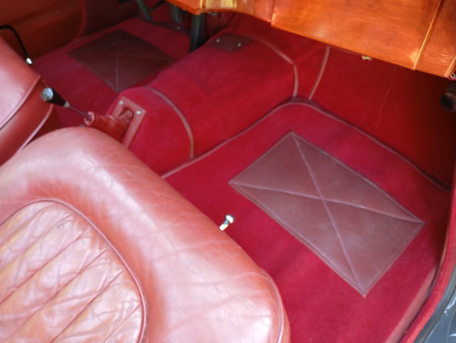 Interior image of 1954 Jaguar Mark VII