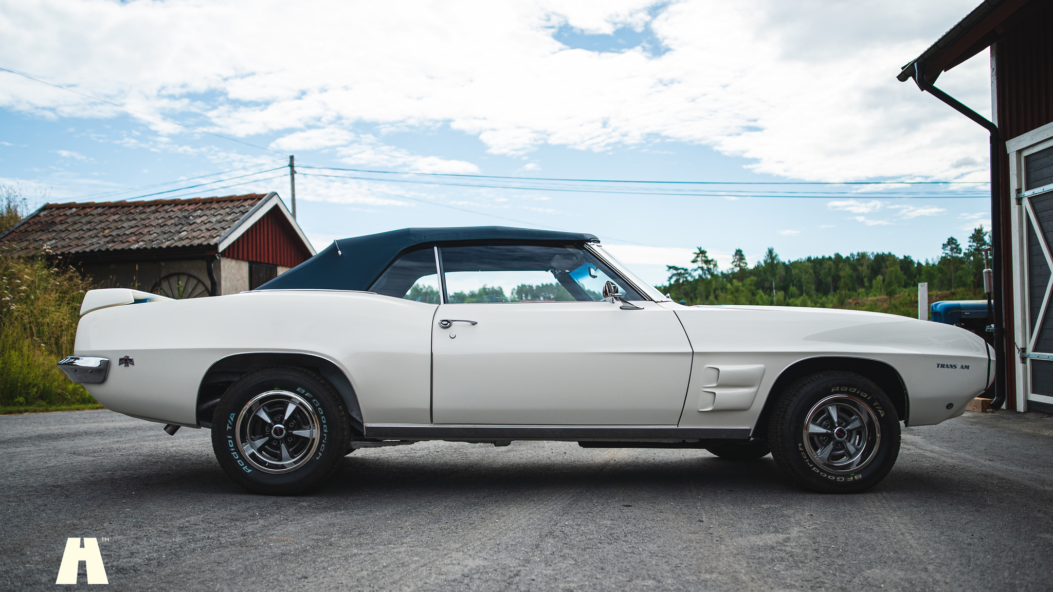 Exterior image of 1969 Pontiac Firebird convertible 
