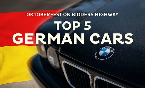 Oktoberfest - Top 5 sold cars from Germany