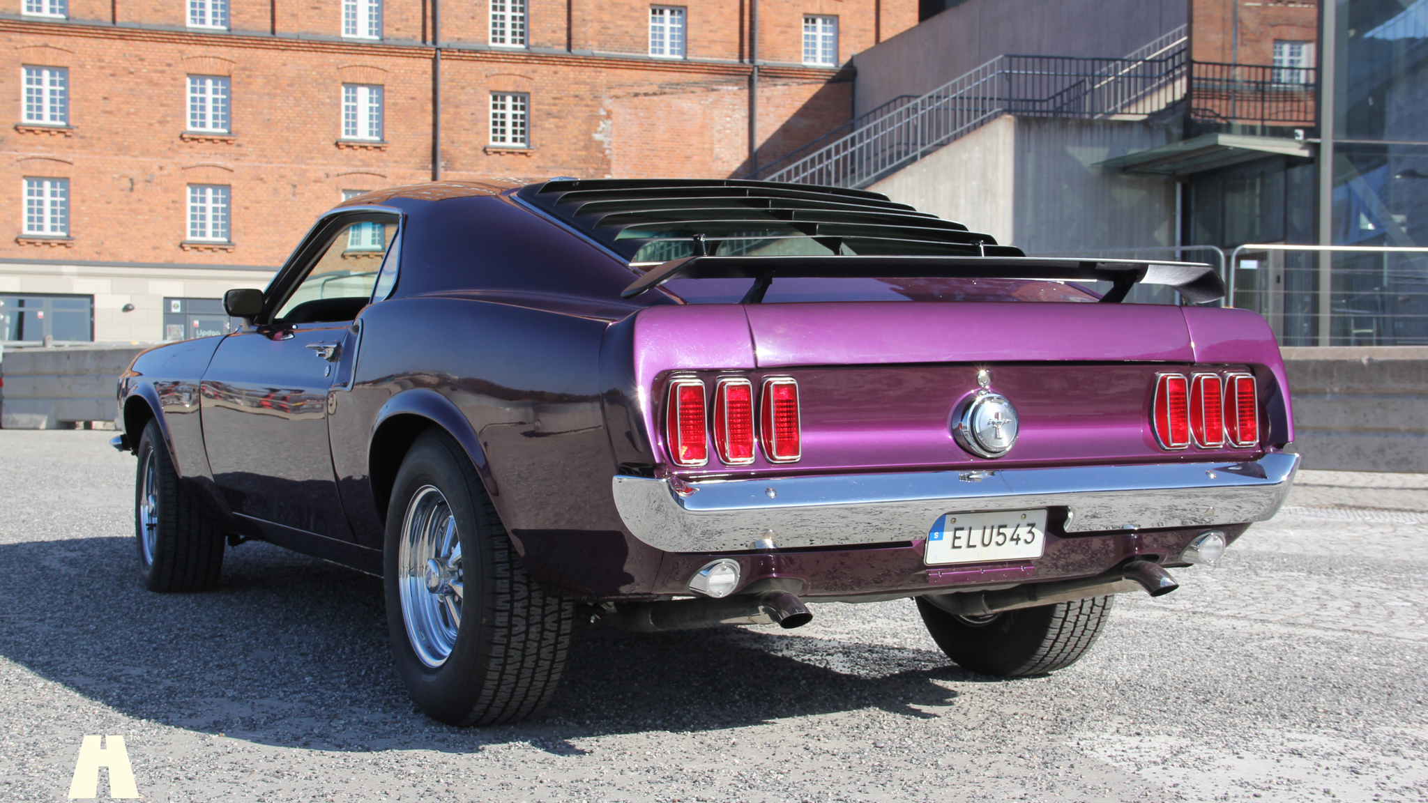 Exteriörbild på 1969 Ford Mustang Mach 1 (8)