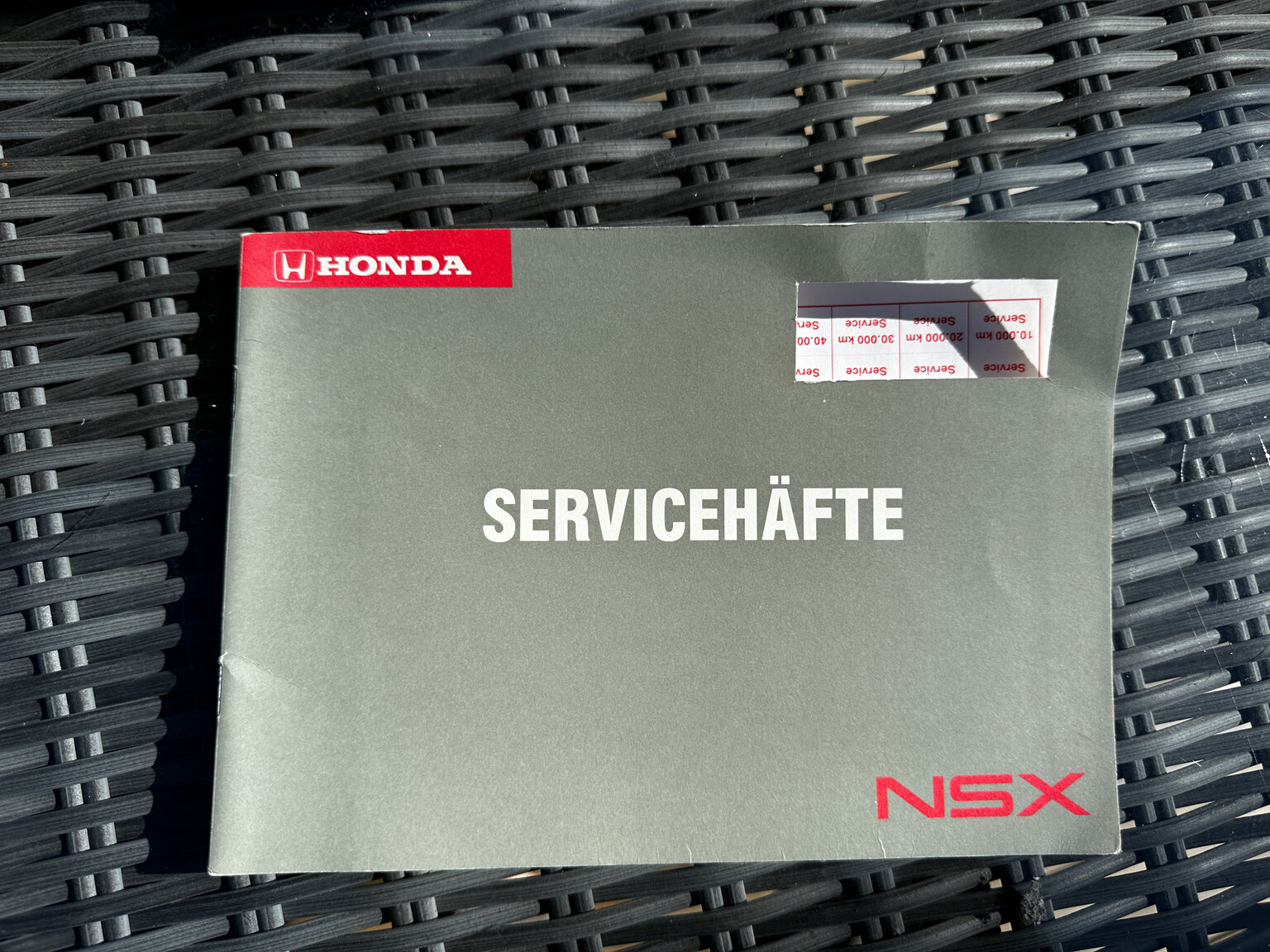 Documentation for 1992 Honda NSX 3.0