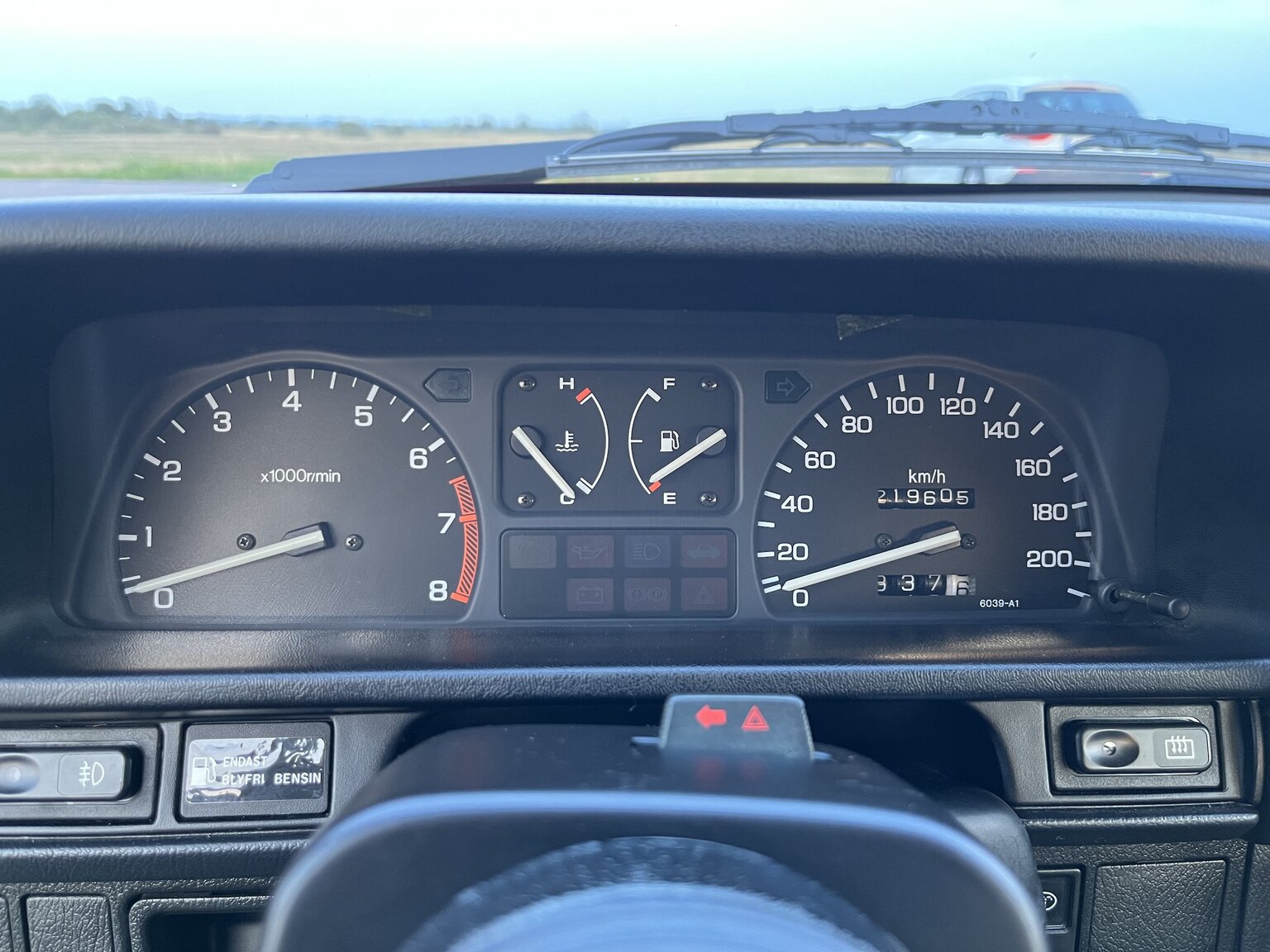 Innenraumfoto von 1989 Honda Civic