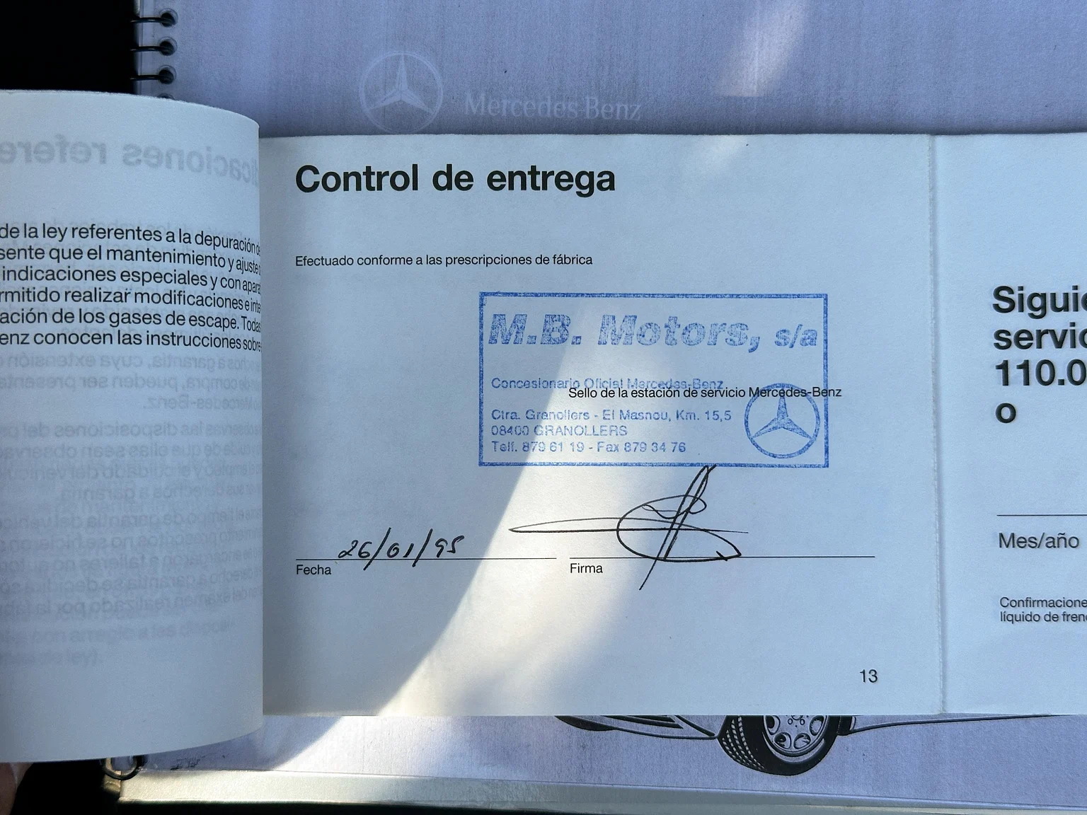 Dokumentation för 1993 Mercedes-Benz 300 CE-24 Cabriolet (11)