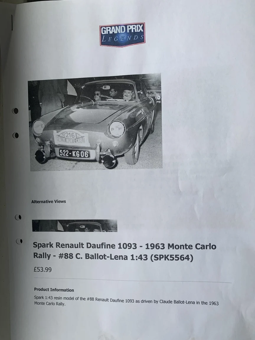 Dokumentation, 1962 Renault Floride Coupé (41)