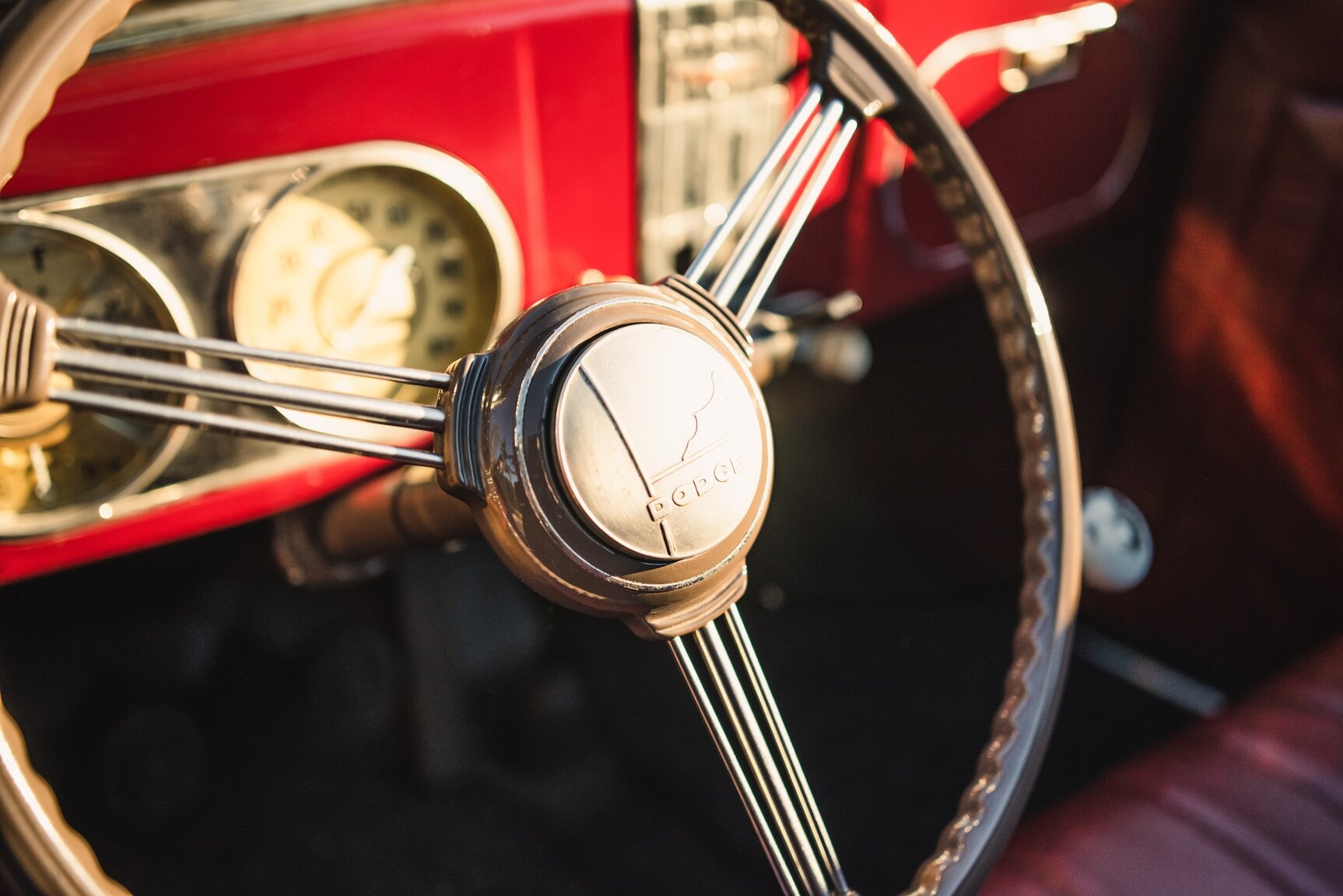 Interior image of 1938 Dodge Six Convertible Coupé