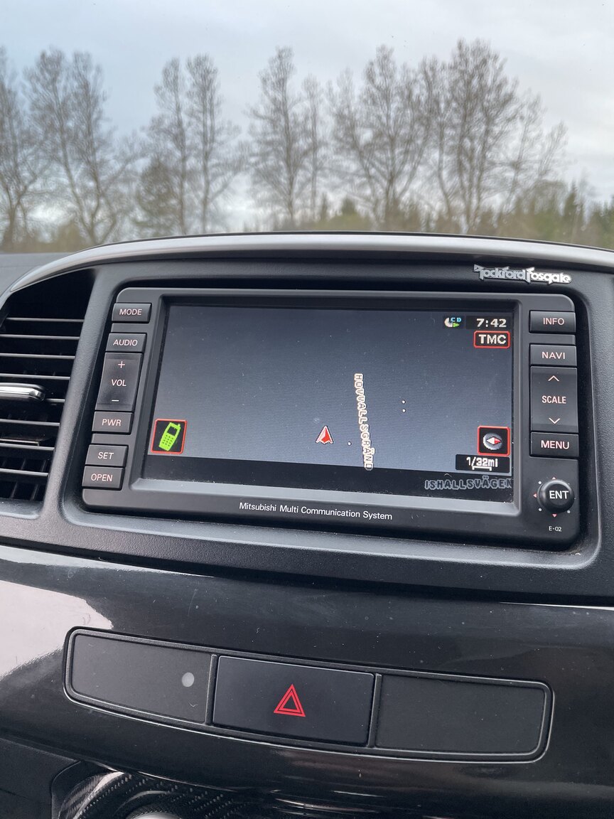 Interior image of 2008 Mitsubishi Lancer EVO X
