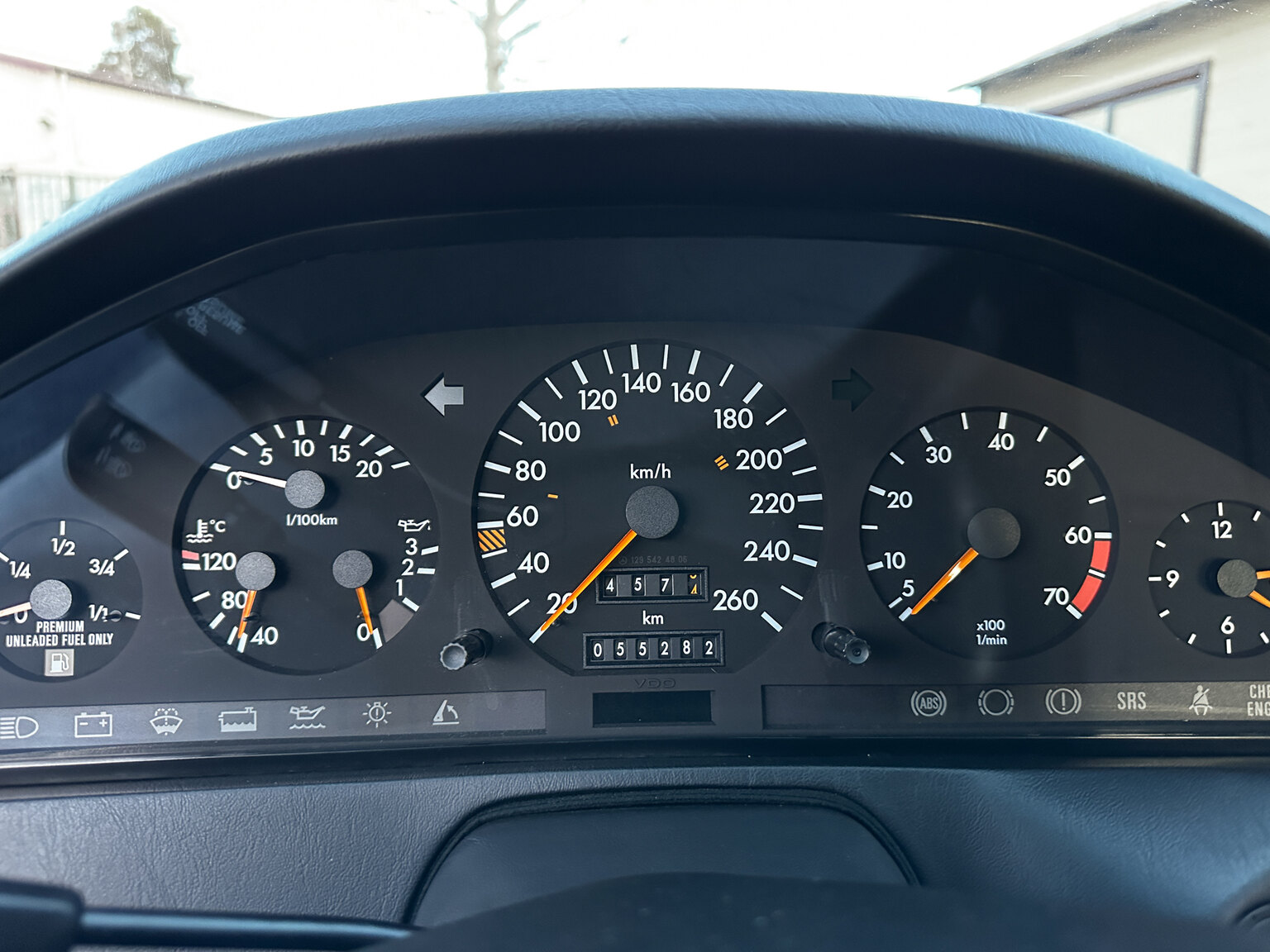 Interiörbild 1990 Mercedes-Benz SL500