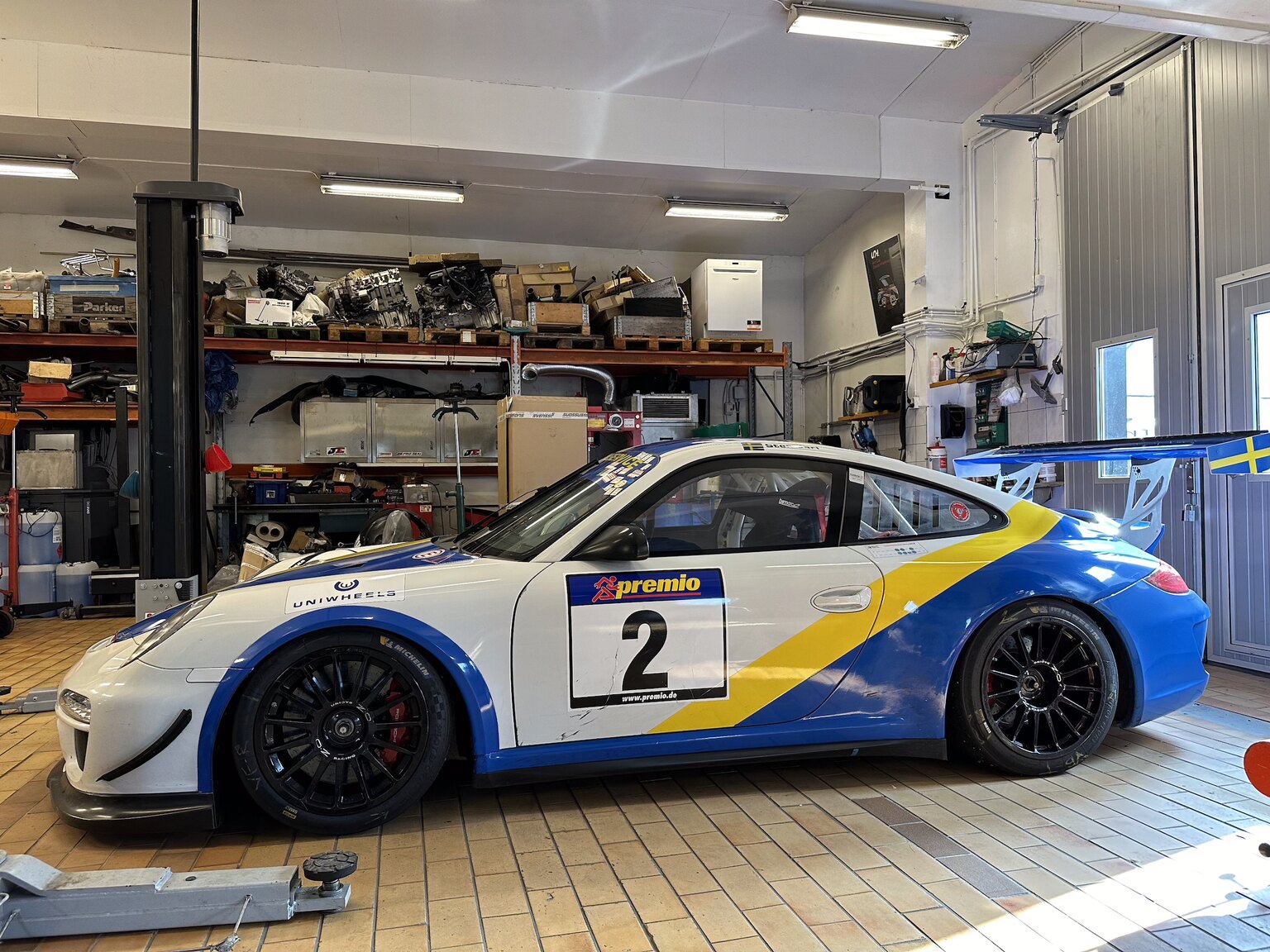 Exteriörbild på Porsche 997 Cup