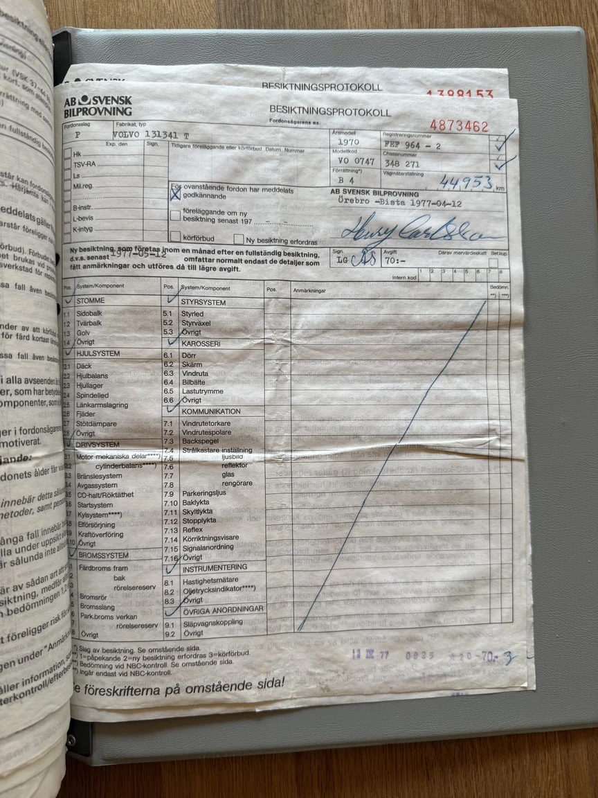 Documentation for 1970 Volvo Amazon (57)
