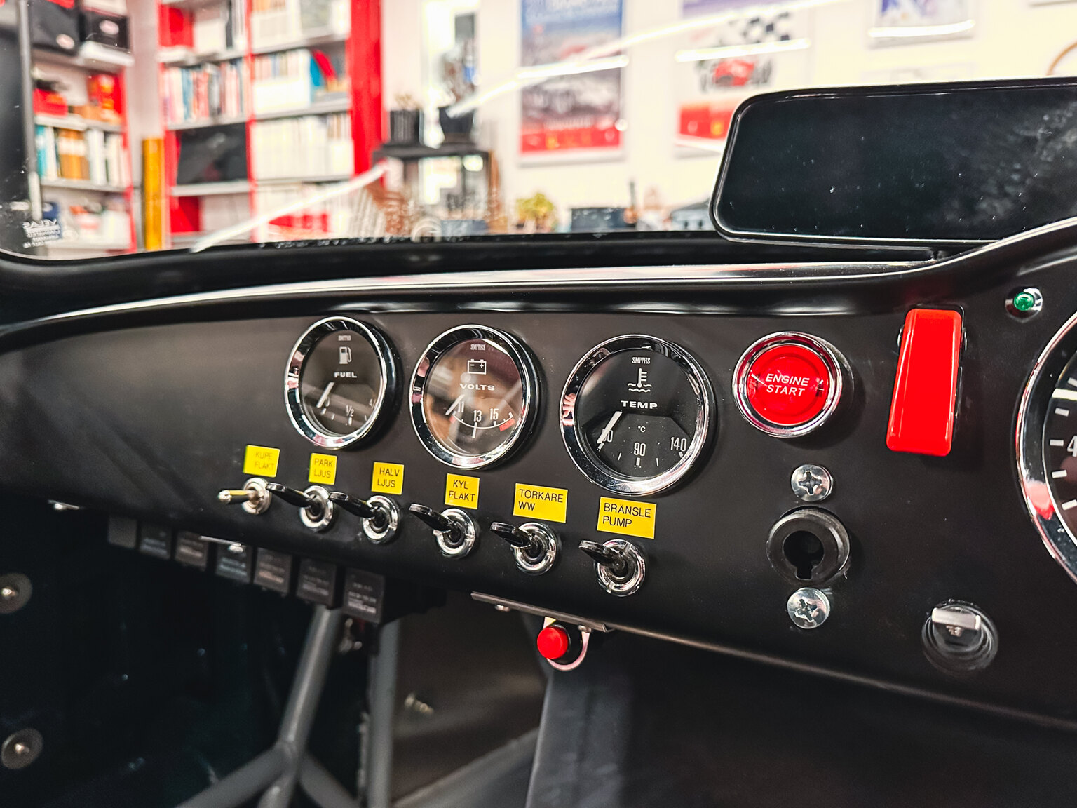 Interiörbild 1965 Ginetta G Racer