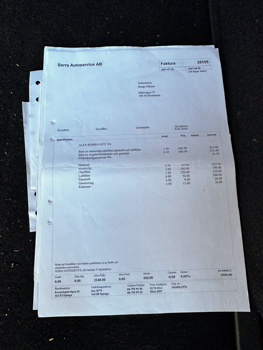 Documentation for 1985 Alfa Romeo GTV 6 2.5 (60)