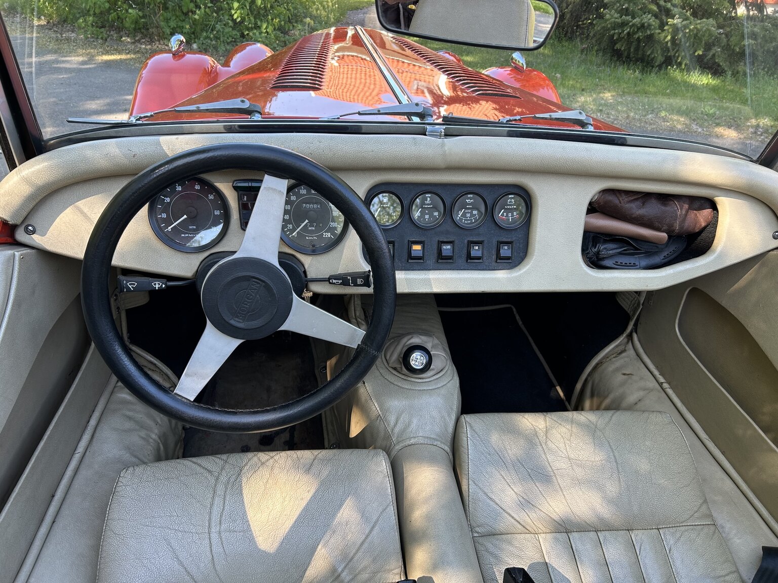 Interiörbild 1983 Morgan 4/4