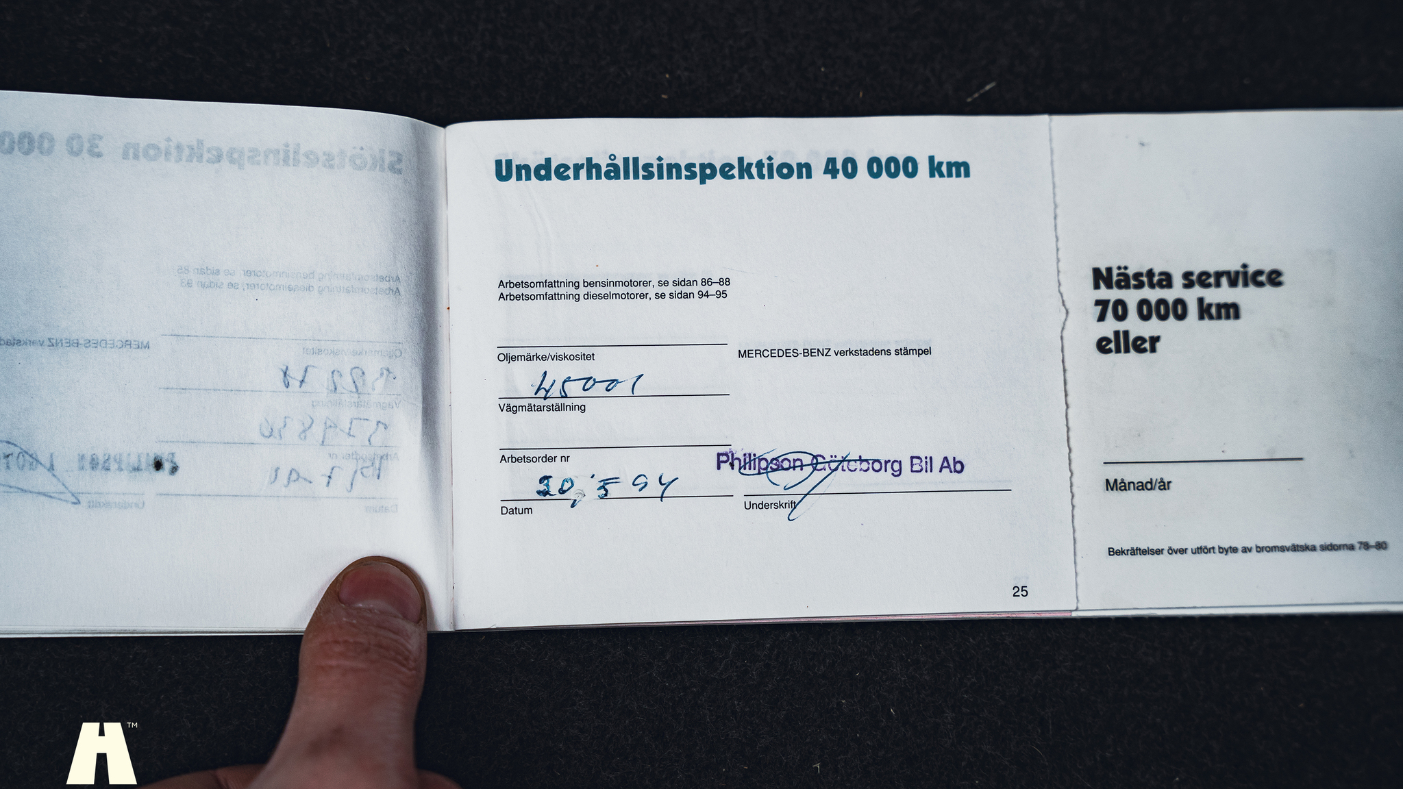 Documentation for 1990 Mercedes 300 CE-24