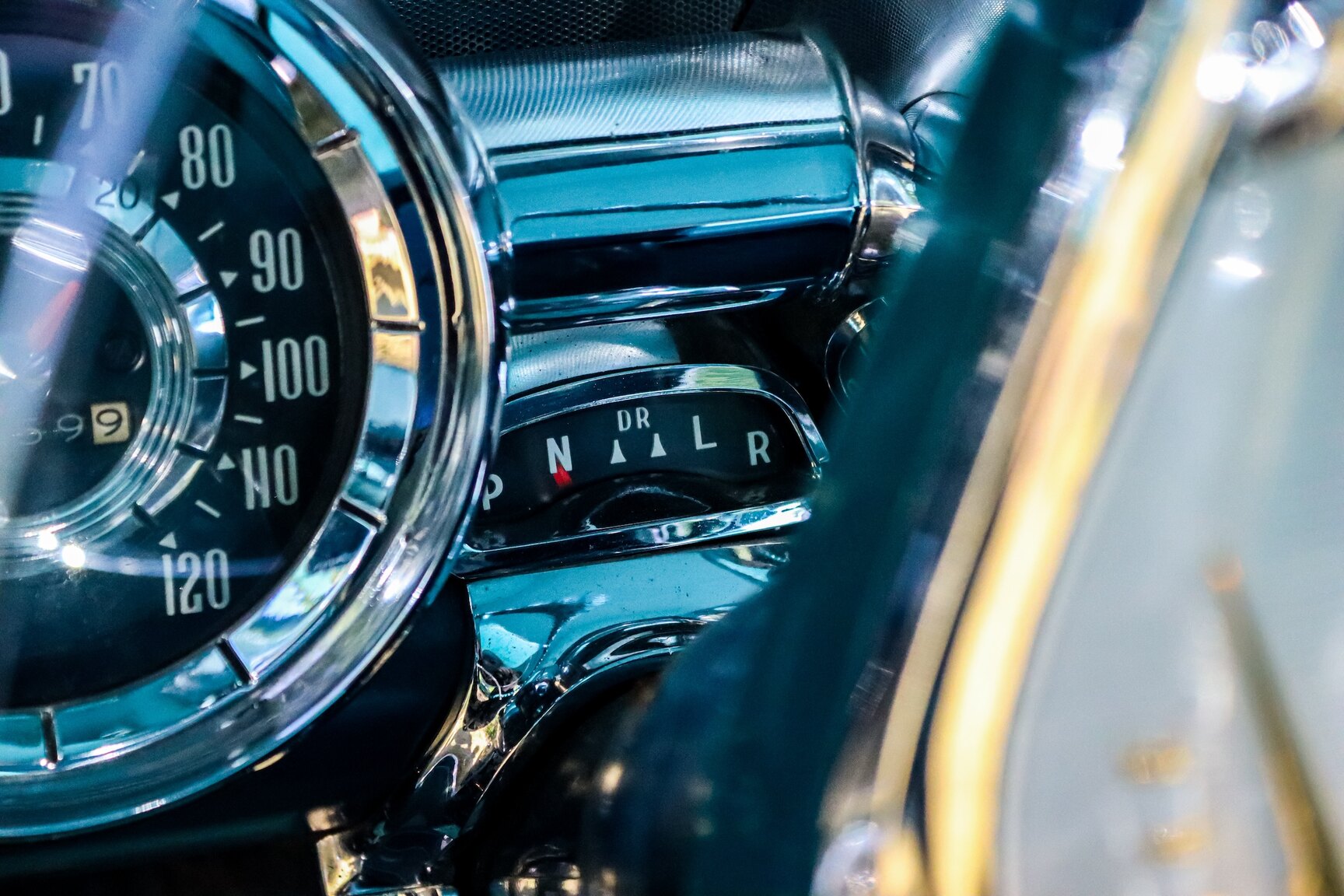 Interiörbild 1958 Pontiac Bonneville