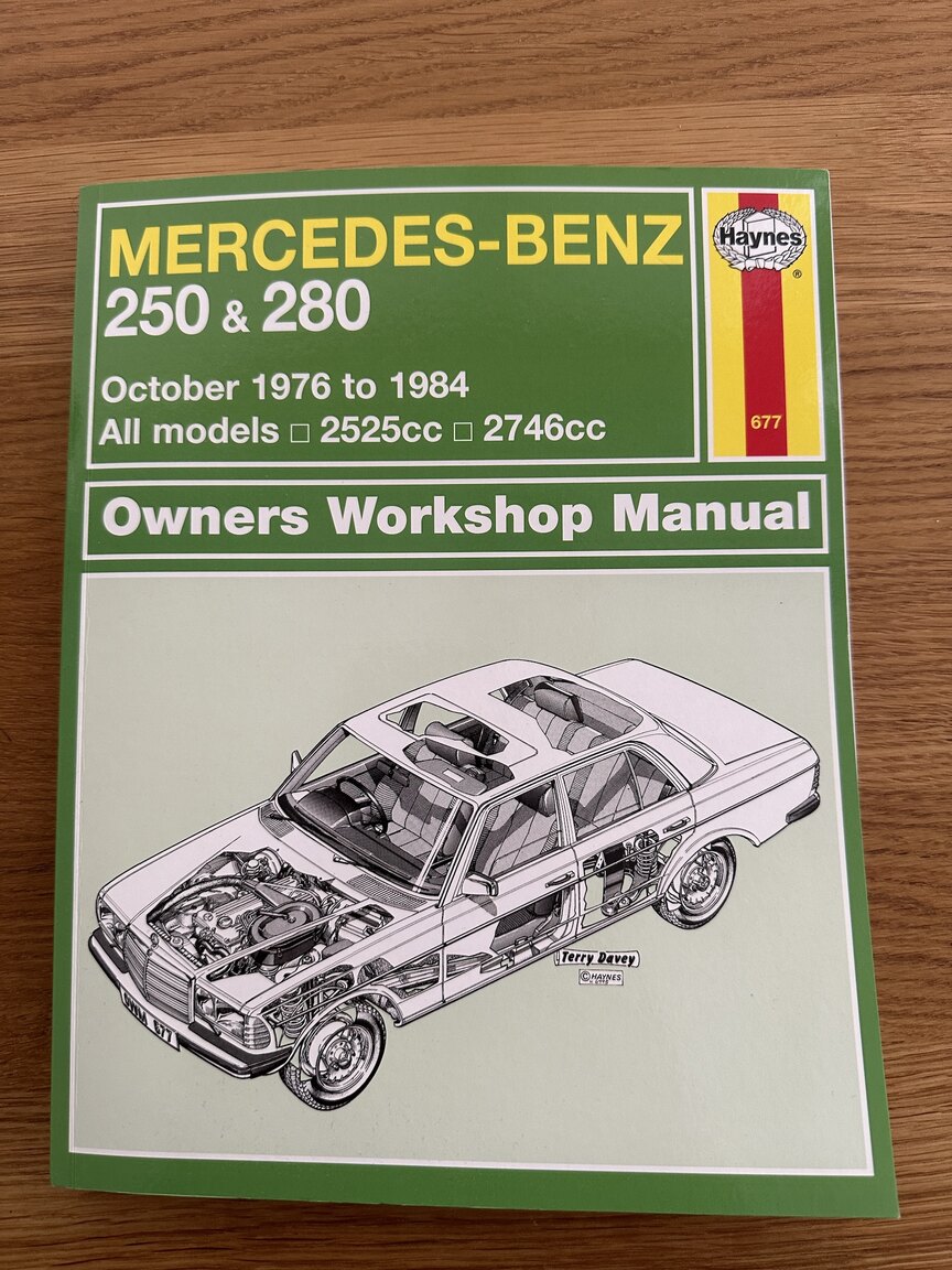 Dokumentation för 1977 Mercedes-Benz 280 CE